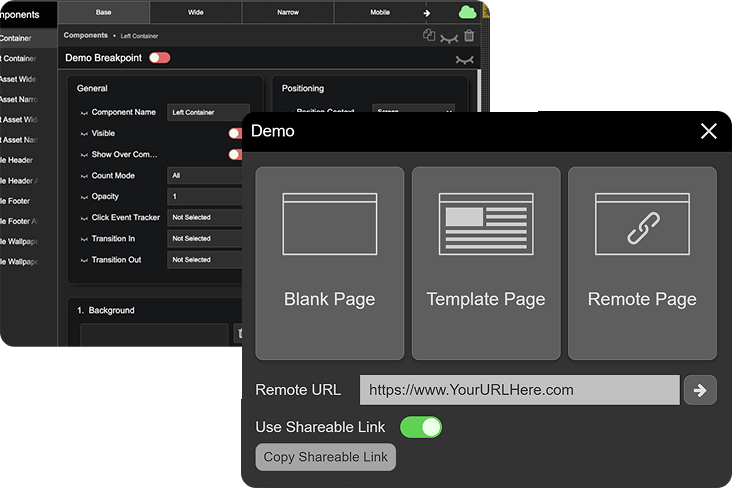Custom client-side positioning & tracking. Live simulations & demo links
